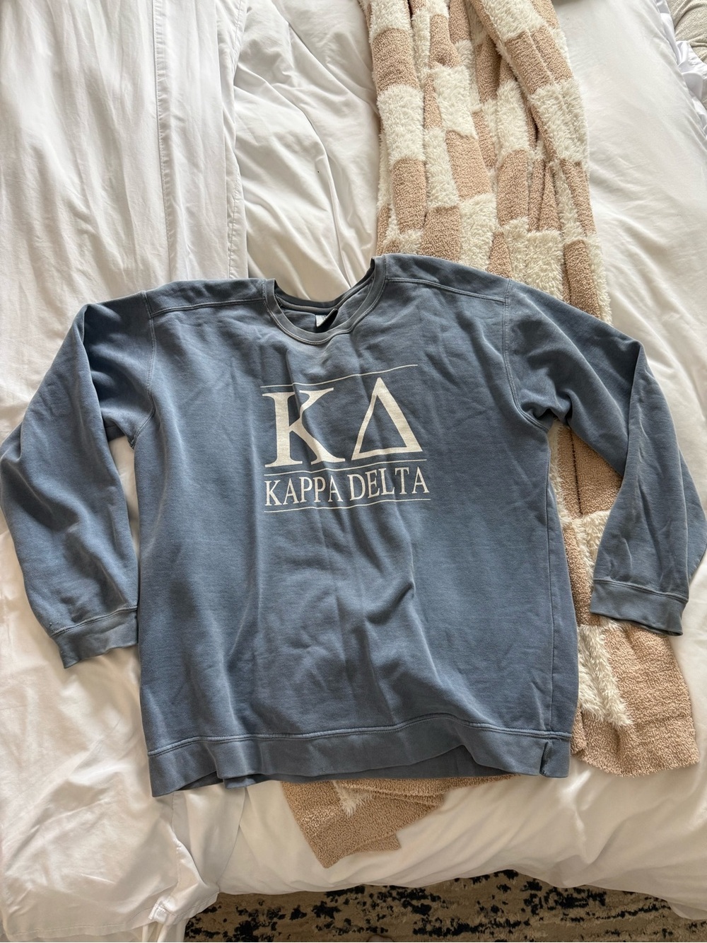 Kappa Delta Blue Crewneck Sweatshirt